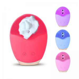 Buy cheap IPX6 500mAh Silicone Vibrating Face Cleanser / Automatic Face Wash Brush product