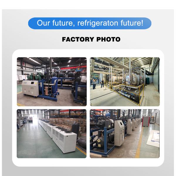 Customizable Screw Compressor Unit R404a Refrigerant / Refrigeration Unit