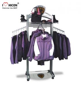 China Customization Clothing Store Fixtures Clothes Retail Shop Rack Shop Fittings 4-way on sale