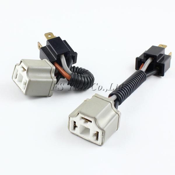 H4 9003 HB2 Ceramic Male Female Wiring harness H4 EXTENDED CONNECTOR/PLUG/ADAPTOR/SOCKET