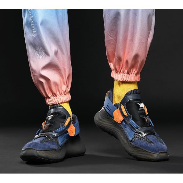 Breathable Flyknit Frabic Big Clunky Shoes soft lining prevent degumming