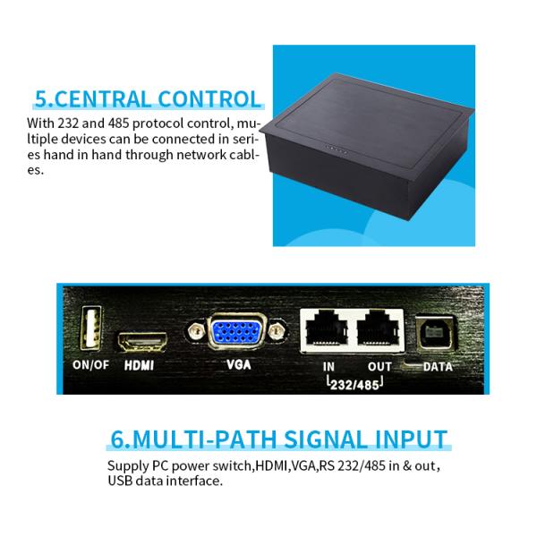 Custom Flip Up Monitor LCD Computer Screen 110V-240V