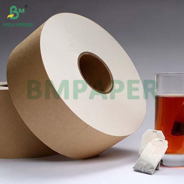 Food Grade Bleached Unbleached 40GSM 50GSM Coffee Filter Paper Roll 1200mm Food Grade Bleached Unbleached 40GSM 50GSM Coffee Filter Paper Roll 1200mm