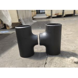 Buy cheap ANSI B16.9 ASTM A234WPB CARBON STEEL PIPE TEE BLACK product