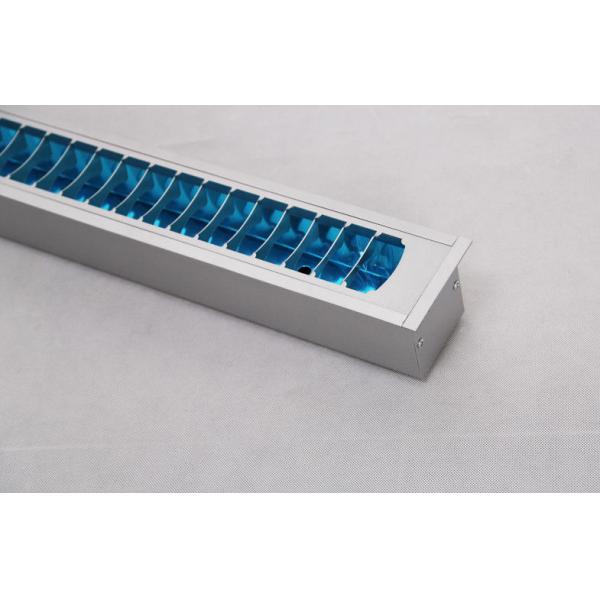 1203mm T5 / T8 Fluorescent Lighting Fixture Aluminium Recessed Luminaire