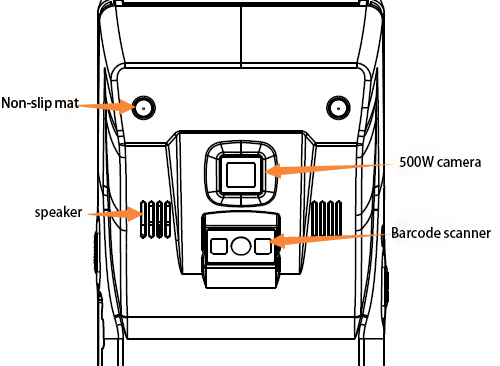 Supports Label Print Mobile Payment and 1D 2D Code Scanned PDA