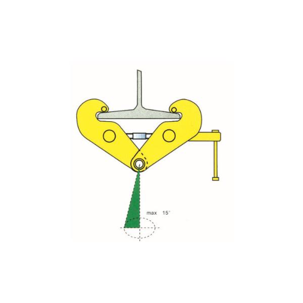 Beam Clamp for a Quick And Versatile Rigging Point For Hoisting Equipment, Pulley Block 1 ton - 10 ton