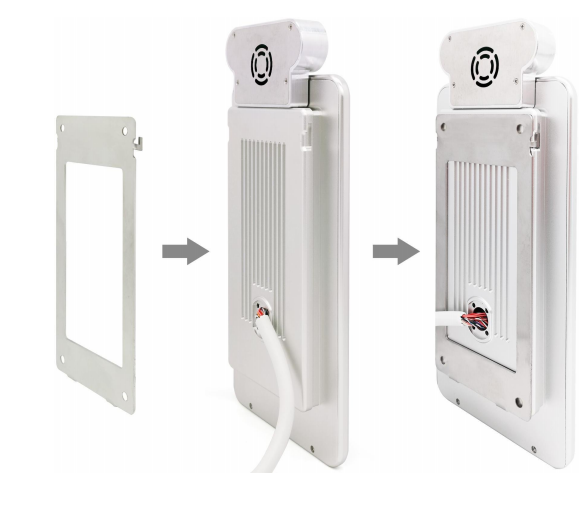 8 Inch AI Face Recognition Detection Thermometer Thermal Imaging Measurement Machine For Walkable IC safety management