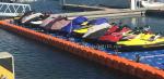 plastic floating dock boat ramp