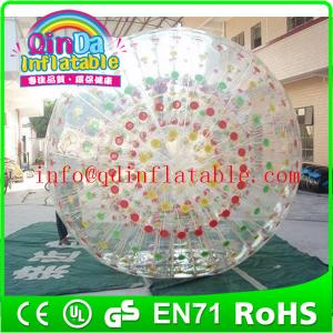 Buy cheap QinDa Inflatable water rolling ball aqua zorb ball hamster playing ball product