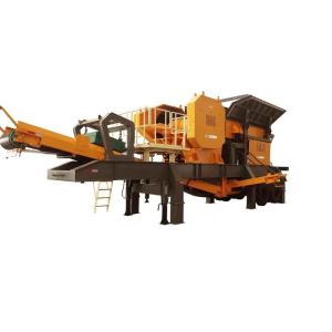 China Primary Secondary Tyre Mobile Crusher Plant Crushing And Screening Plant on sale