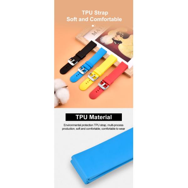 20mm TPU Watch Band With SS 1315S / 1620S Buckle