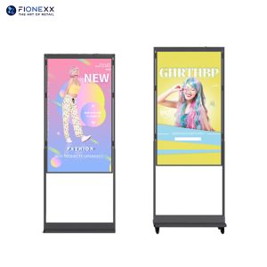 CE 4000nits LCD Window Displays Free Standing Window Digital Signage
