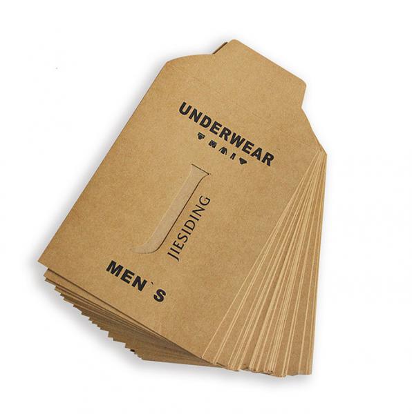 Quality Custom Printed Kraft Flat Paper Pouch Envelopes Bags Clothing Window Package for sale