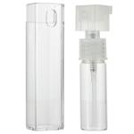 Customized Colour 10ml Perfume Bottle Square Shape Plastic Perfume Bottle