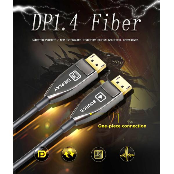 32AWG 4Gbps 8K High Speed Video Displayport Cable Support 7680x4320 HD Resolution