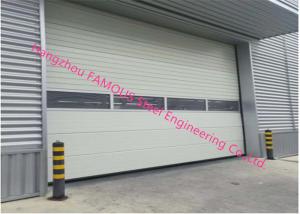 Buy cheap PU Foaming Automatic Handle Industrial Garage Doors EPS Sandwich Panel Sliding Door For Workshop product