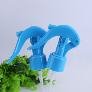China 24mm 28mm Mini Trigger Sprayer Blue Plastic Trigger Sprayer Pump on sale