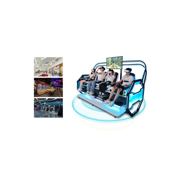Theme Park Roller Coaster 9d Vr Simulator 4 Player Arcade Machine 9d Vr Chair Cinema