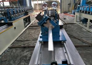 Buy cheap Commercial Acoustic Stud And Track Roll Forming Machine 20-30 GA Thickness product