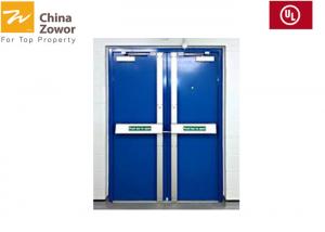Buy cheap Double Leaf 45 mm Thick FD60 Steel Fire Door For Access Corridor/ 1.0 mm Steel Sheet product
