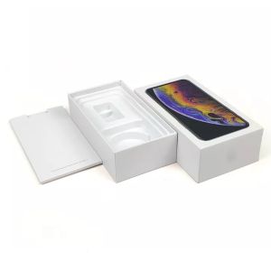 Debossed Electronics Packaging Box Hardness Phone Cover Packaging Box ODM