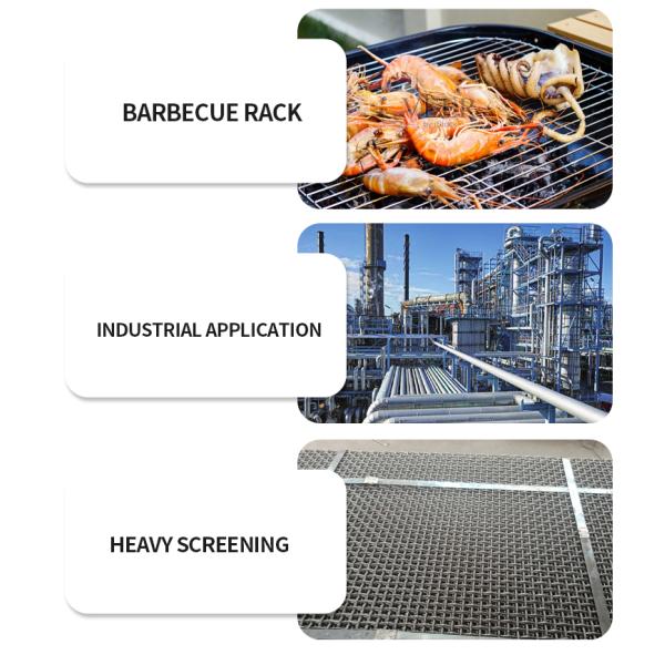 Guixiang international Plain Crimped woven wire mesh for sale