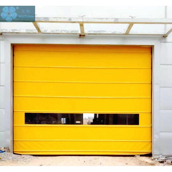 3m Height 0.6 M/S Roll Up Security Shutters With PVC Window