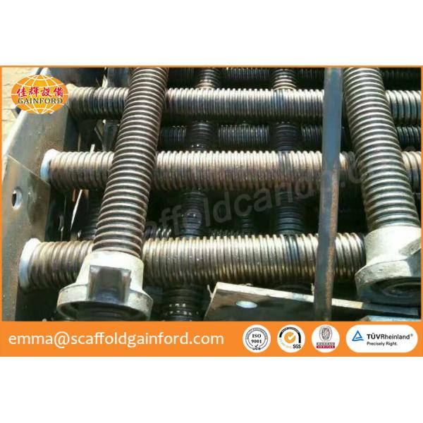 Scaffolding adjustable screw base jack Q235 hollow base jack with 600mm, 780mm length for ring lock
