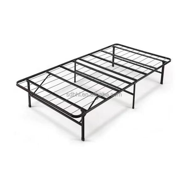 Storage Base Wrought Iron Frames in Black Full Metal Bed Frame Twin Size Bedroom