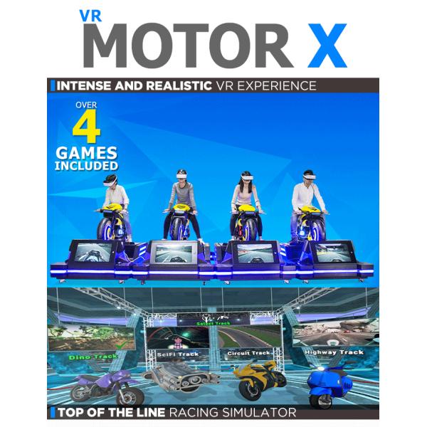 Sport Series 9D VR Motorcycle Machine Multiplayer Racing Game Deepoon E3 Headset