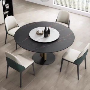 Irregular Contemporary Design Ceramic Marble Dining Table