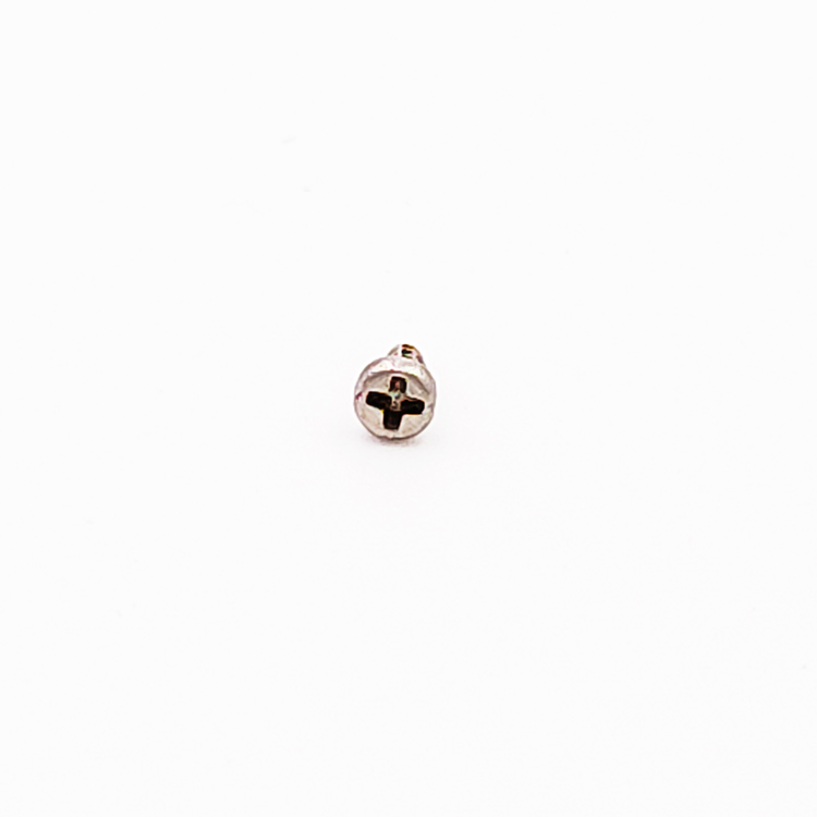 Custom Metric M0.6-M2 Steel Phillips Pan Head Screw Nickel Plated