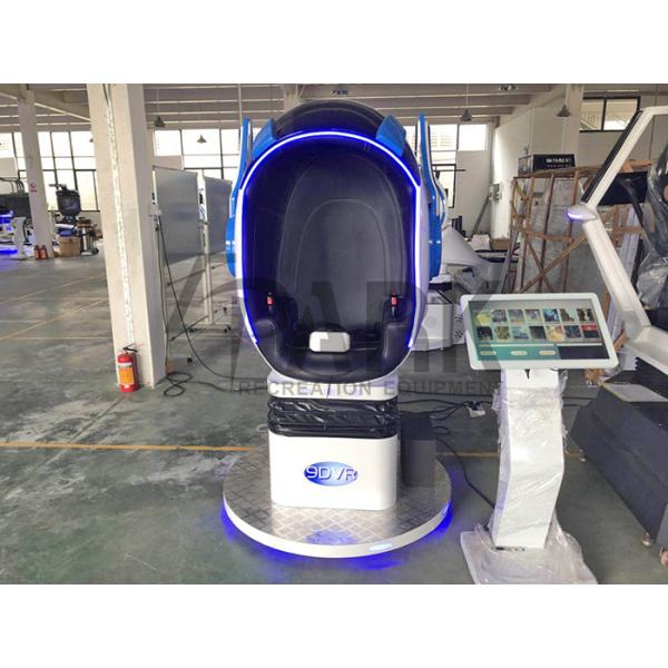Commercial egg chair VR roller coaster simulator EPARK theme park earn money 9D VR 1 seat cinema