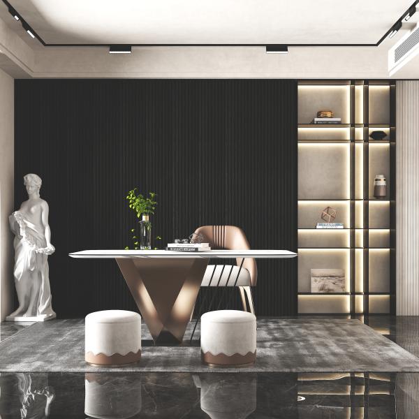 Fire Resistant 9mm PET Wooden Wall Slat Panels For Musical Concert Hall