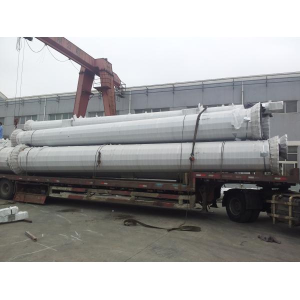 Polygonal Steel Electric Pole For Overhead Transmission Line 110KV