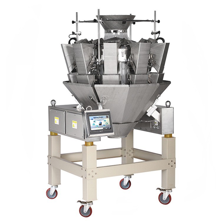 Buy cheap SS304 Frame Dimple Surface 2000g Multihead Weigher product
