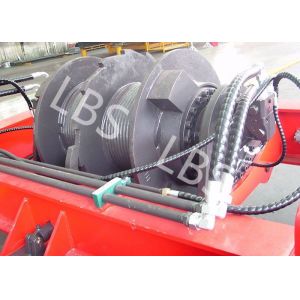 Building Crane Wire Rope Hydraulic Towing Winch With LBS Groove