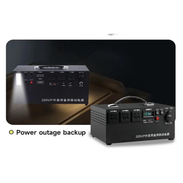 300w Portable Power Station Solar Generator For Emergency Backup Power And Family Use