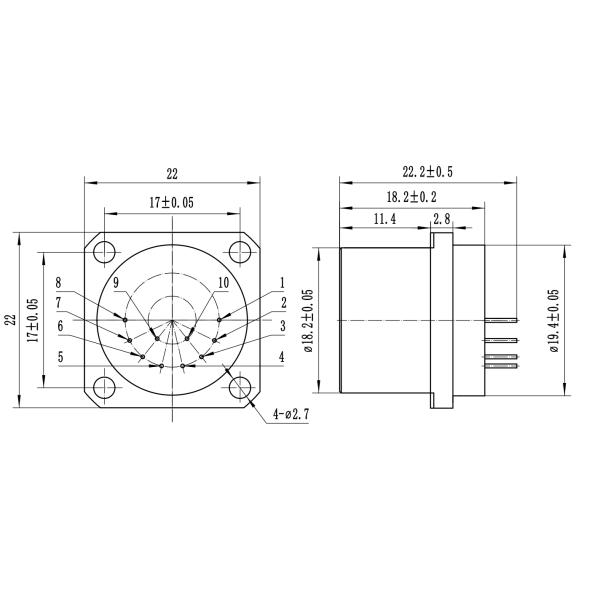 Light Weight Miniaturized Design Acceleration Measurement Unit Noise 5mV