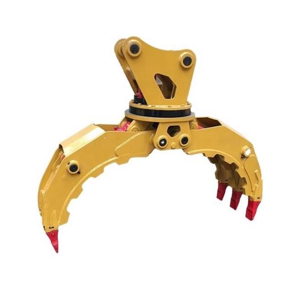 Factory Direct 360 Rotating 5 Ton Excavator Hydraulic Rock Grapple for Cat 320 330 336