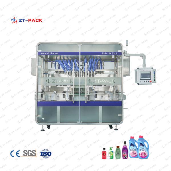 100-1000ml Servo Ss304 Shampoo Detergent Lotion Liquid Soap Bottle Filling Machine