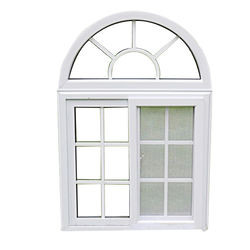 Heat Preservation White Upvc Windows Energy Saving Upvc French Windows