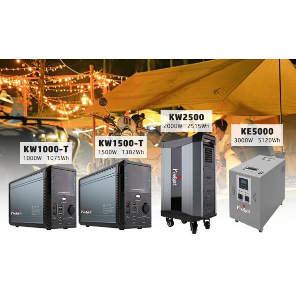 1000W Portable Power Station Solar Generator For Outdoor Camping