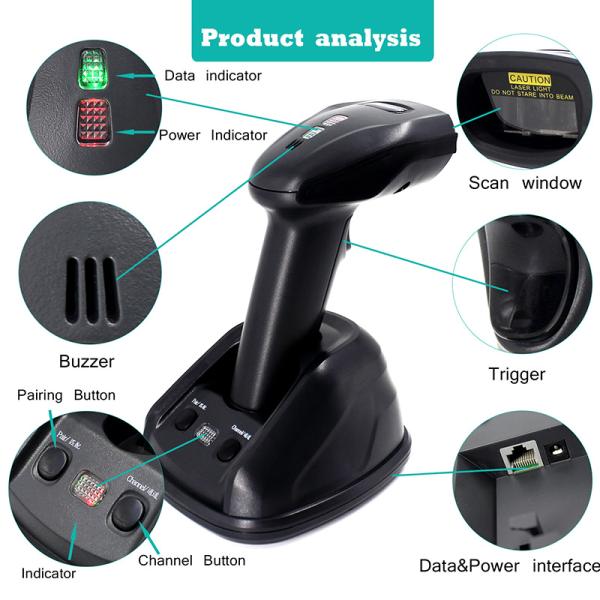Low Temperature Work Symcode Barcode Scanner / Laser Barcode Reader Long Transmission