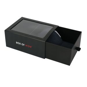 Luxury Hard Cardboard Pull Out Sliding Drawer Custom Hat Boxes Packaging With