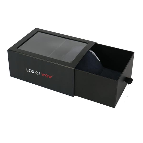 Luxury Hard Cardboard Pull Out Sliding Drawer Custom Hat Boxes Packaging With