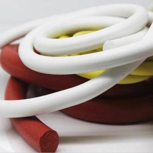Buy cheap Closed Cell Silicone Foam Strip Food Grade Silicone Foam Insulation Strips product