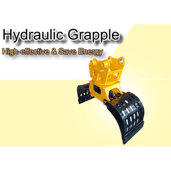 rotating Hydraulic Grapple For 4-55tons Excavator Grabbing Log Rock Materials