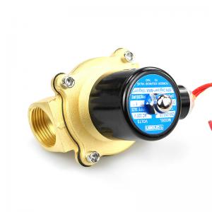 China Closed Oil Water Solenoid Control Valve AC220V DC12V 24V High Pressure 2 Ways on sale